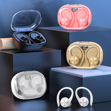 Load image into Gallery viewer, AI Intelligent Translation Bluetooth Headset Hanging Ear Long Endurance Wireless Sports Headphone With Power Display
