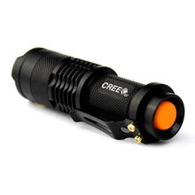 Load image into Gallery viewer, Outdoor Tactical Helmet Flashlight LED Aluminum Alloy Telescopic Zoom Work Light Lighting Equipment
