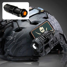 Load image into Gallery viewer, Outdoor Tactical Helmet Flashlight LED Aluminum Alloy Telescopic Zoom Work Light Lighting Equipment
