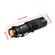 Load image into Gallery viewer, Outdoor Tactical Helmet Flashlight LED Aluminum Alloy Telescopic Zoom Work Light Lighting Equipment
