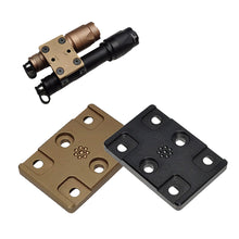 Load image into Gallery viewer, Cherry Blossom Flashlight Double Row Metal Base M300/M600 Tactical Flashlight Vertical Stand For MLOK/KEYMOD System
