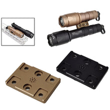 Load image into Gallery viewer, Cherry Blossom Flashlight Double Row Metal Base M300/M600 Tactical Flashlight Vertical Stand For MLOK/KEYMOD System

