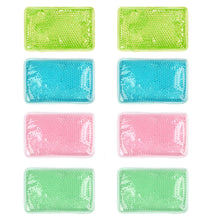 Load image into Gallery viewer, 1PC Gel Bead Square Ice Pack With Elastic Band Cold And Hot Dual Effect Fever Sprain Redness Reusable Physiotherapy Equipment
