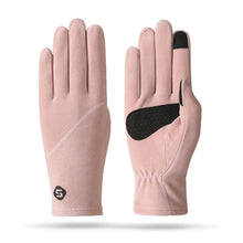 Load image into Gallery viewer, 1Pair Winter Warm Cashmere Gloves For Women Outdoor Riding Windproof Non-Slip High Spring Touch Screen Gloves
