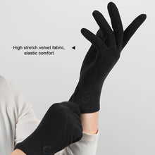 Load image into Gallery viewer, 1Pair Winter Warm Cashmere Gloves For Women Outdoor Riding Windproof Non-Slip High Spring Touch Screen Gloves
