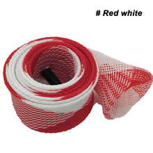 Load image into Gallery viewer, 30MM*1.7M Telescopic Rod Protective Cover PET Weaving Scratch-Proof Protective Cover Fishing Gear Accessories
