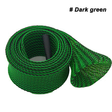Load image into Gallery viewer, 30MM*1.7M Telescopic Rod Protective Cover PET Weaving Scratch-Proof Protective Cover Fishing Gear Accessories
