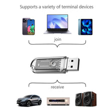 Load image into Gallery viewer, Car Bluetooth 5.3 USB Receiver Handsfree Call Power Car Kit Auto Stereo Wireless Audio Adapter FM Radio
