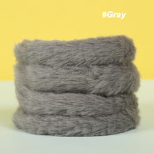 Load image into Gallery viewer, 20mm Rabbit Plush Iron Wire Strip Stick Colorful Wool Twist Wire Sticks DIY Miniature Animal Pet Toys Handmade Accessories
