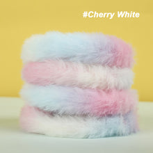 Load image into Gallery viewer, 20mm Rabbit Plush Iron Wire Strip Stick Colorful Wool Twist Wire Sticks DIY Miniature Animal Pet Toys Handmade Accessories
