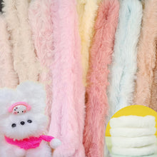 Load image into Gallery viewer, 20mm Rabbit Plush Iron Wire Strip Stick Colorful Wool Twist Wire Sticks DIY Miniature Animal Pet Toys Handmade Accessories
