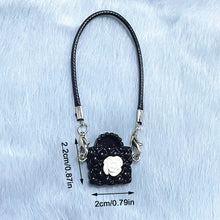 Load image into Gallery viewer, Dollhouse Mini Model Camellia Black and White Bag Hanging Neck Accessories Doll Pendant Accessories
