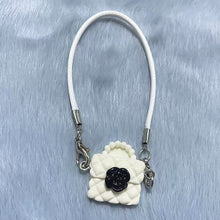 Load image into Gallery viewer, Dollhouse Mini Model Camellia Black and White Bag Hanging Neck Accessories Doll Pendant Accessories
