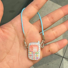 Load image into Gallery viewer, Dollhouse Mini Pendant Model Cartoon Cute Little Mini Mobile Phone Ornament Cartoon Pendant Sweet Couple Best Friend Gift
