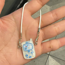 Load image into Gallery viewer, Dollhouse Mini Pendant Model Cartoon Cute Little Mini Mobile Phone Ornament Cartoon Pendant Sweet Couple Best Friend Gift
