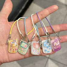 Load image into Gallery viewer, Dollhouse Mini Pendant Model Cartoon Cute Little Mini Mobile Phone Ornament Cartoon Pendant Sweet Couple Best Friend Gift
