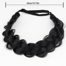 Load image into Gallery viewer, Fashionable Girl Hand Torn Woven Headband with Elastic Bohemian Style Lightweight Creative Wig Braided Headband Headband
