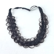 Load image into Gallery viewer, Fashionable Girl Hand Torn Woven Headband with Elastic Bohemian Style Lightweight Creative Wig Braided Headband Headband
