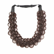 Load image into Gallery viewer, Fashionable Girl Hand Torn Woven Headband with Elastic Bohemian Style Lightweight Creative Wig Braided Headband Headband
