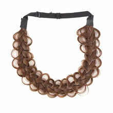Load image into Gallery viewer, Fashionable Girl Hand Torn Woven Headband with Elastic Bohemian Style Lightweight Creative Wig Braided Headband Headband
