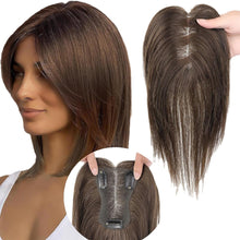 Load image into Gallery viewer, Eight Character Bangs Long Curly Hair Synthetic Wig Women Natural Breathable Woven Synthetic Fiber Replacement Block Wig Piece
