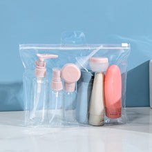 Load image into Gallery viewer, Portable Travel Liquid Container Tool Perfume Bottle Set Refillable Spray Lotion Shampoo Shower Tube Cosmetic Bottling Bottle
