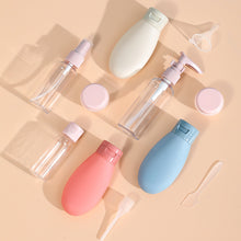 Load image into Gallery viewer, Portable Travel Liquid Container Tool Perfume Bottle Set Refillable Spray Lotion Shampoo Shower Tube Cosmetic Bottling Bottle
