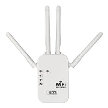 Load image into Gallery viewer, 2.4G WiFi Repeater 300Mbps 1200Mbps Dual-Band Repetidor of Signal Booster WIFI Amplificador Range Repeater Wireless Point AP Router
