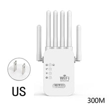 Load image into Gallery viewer, 300Mbps/1200Mbps 2.4G 5.8G WiFi Repeater Dual-Band Repetidor of Signal Booster WIFI Amplificador Range Repeater Wireless Point AP Router
