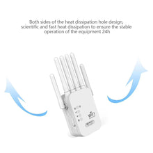 Load image into Gallery viewer, 300Mbps/1200Mbps 2.4G 5.8G WiFi Repeater Dual-Band Repetidor of Signal Booster WIFI Amplificador Range Repeater Wireless Point AP Router
