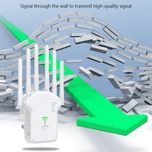 Load image into Gallery viewer, 300Mbps 1200Mbps with High 6 Antenna WiFi Repeater Wireless Router Network Amplifier Repeater Signal Cover Extender Range Signal WiFi Booster
