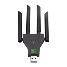 Load image into Gallery viewer, Driver Free 1300Mbps USB WiFi Adapter 2.4G/5Ghz Dual Band Wi-Fi 4 Antenna Wireless Receiver For PC/Laptop
