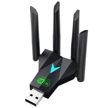 Load image into Gallery viewer, Driver Free 1300Mbps USB WiFi Adapter 2.4G/5Ghz Dual Band Wi-Fi 4 Antenna Wireless Receiver For PC/Laptop
