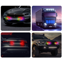 Load image into Gallery viewer, Solar Power 16 LED Mortorcycle Car Warning Flashing Light Night Ride Tail Light Anti-rear Strobe Light for Motorcycle Electric Vehicle Bicycle
