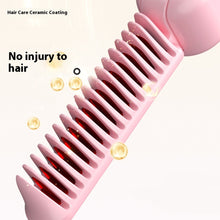Load image into Gallery viewer, Foldable Straight Hair Comb Mini Portable Charging Wireless Negative Ion Roll Straightening Dual-use Straightener Hair Styling Tool
