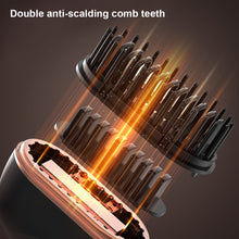 Load image into Gallery viewer, Mini Portable Wireless Straight Hair Comb Rechargeable Temperature Adjustable Dual-purpose Hair Straightener Curling Iron Hair Styling Tool
