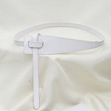 Load image into Gallery viewer, Irregular Buckle Knot Waistband Simple Stylish Adjustable Artificial Leather Belt Coat Dress Waist Decoration Belt for Women

