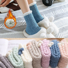 Load image into Gallery viewer, Comfortable Cold Resistant Coral Fleece Socks Women's Mid-tube Socks Autumn Winter Fleece Thick Warm Socks Plush Floor Socks
