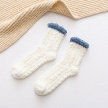 Load image into Gallery viewer, Comfortable Cold Resistant Coral Fleece Socks Women's Mid-tube Socks Autumn Winter Fleece Thick Warm Socks Plush Floor Socks
