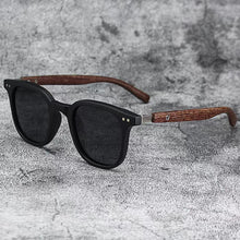 Load image into Gallery viewer, Wood Grain Frame Sunglasses Fashionable Versatile Unpolarized UV Protection Comfortable Outdoor Sunglasses for Women Men
