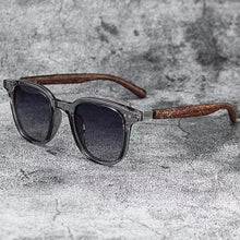 Load image into Gallery viewer, Wood Grain Frame Sunglasses Fashionable Versatile Unpolarized UV Protection Comfortable Outdoor Sunglasses for Women Men
