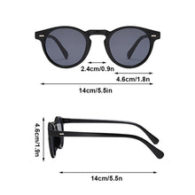 Load image into Gallery viewer, Fashionable Versatile Round Frame Sunglasses Unpolarized UV Protection Comfortable Durable Outdoor Sunglasses for Women Men
