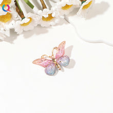 Load image into Gallery viewer, Gradient Colored Butterfly Hair Clip Mini Lovely Bangs Hairpin Hair Claw Clip Versatile Fashionable Headwear Hair Accessories
