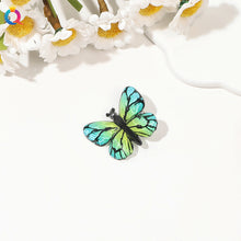Load image into Gallery viewer, Gradient Colored Butterfly Hair Clip Mini Lovely Bangs Hairpin Hair Claw Clip Versatile Fashionable Headwear Hair Accessories
