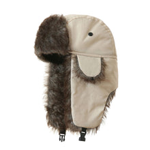 Load image into Gallery viewer, Unisex Winter Waterproof Cold Resistant Warm Hat Fleece-lined Thickened Windproof Ear Protection Hat for Outdoor Activities
