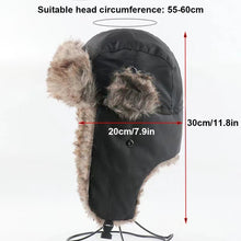 Load image into Gallery viewer, Unisex Winter Waterproof Cold Resistant Warm Hat Fleece-lined Thickened Windproof Ear Protection Hat for Outdoor Activities
