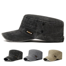 Load image into Gallery viewer, Men Retro Cotton Baseball Cap Fashionable Personalized Adjustable Sunhat Casual Versatile Spring Autumn Outdoor Cap
