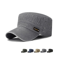 Load image into Gallery viewer, Men Retro Cotton Baseball Cap Fashionable Personalized Adjustable Sunhat Casual Versatile Spring Autumn Outdoor Cap
