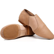 Load image into Gallery viewer, Leather Elastic Jazz Dance Shoes Soft Comfortable Breathable Dance Shoes Solid Color Soft Soled Dance Shoes for Women
