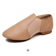 Load image into Gallery viewer, Leather Elastic Jazz Dance Shoes Soft Comfortable Breathable Dance Shoes Solid Color Soft Soled Dance Shoes for Women
